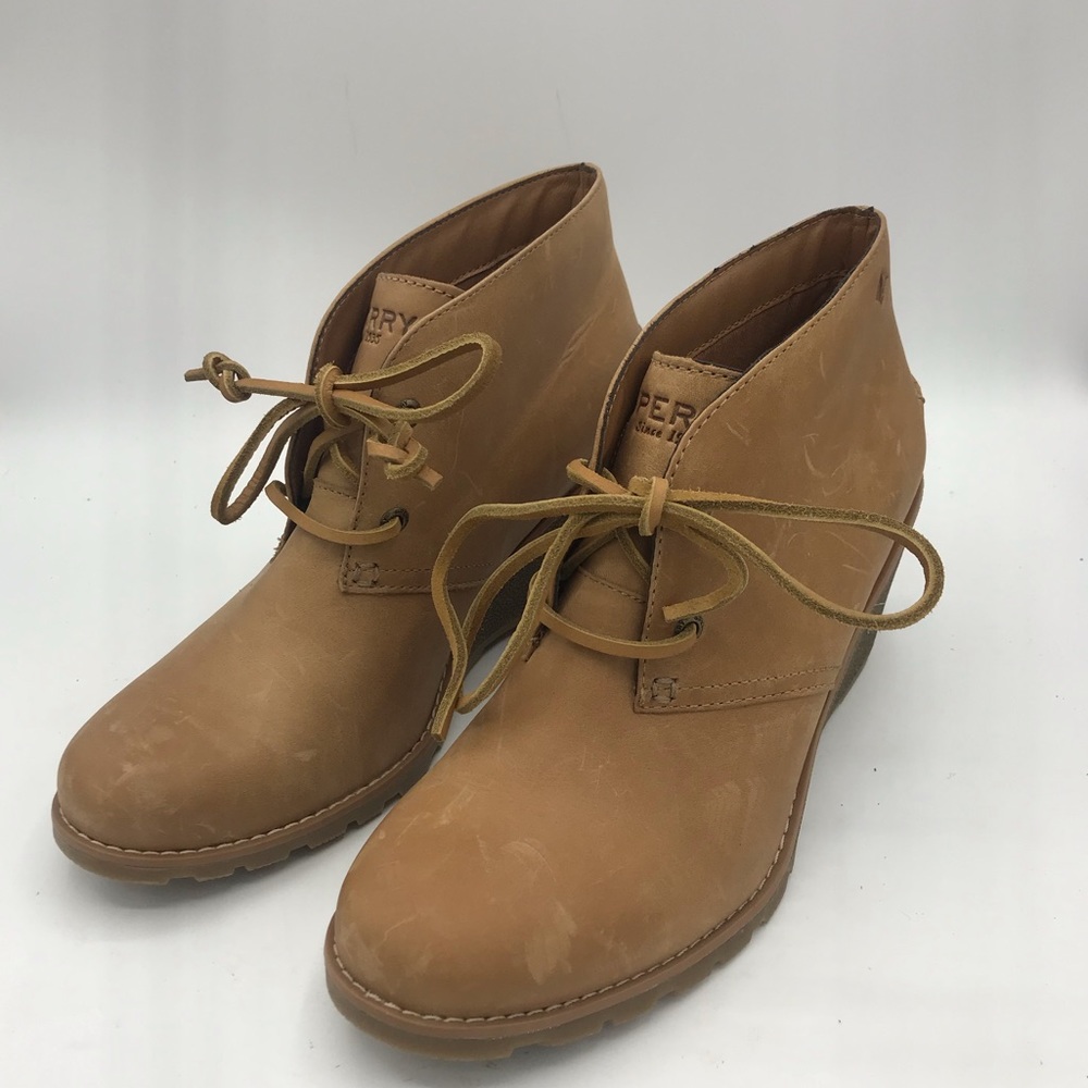 Sperry Top Sider Leather wedges SIZE 8